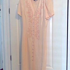 Dawn Joy midi dress. Light pink size9/10